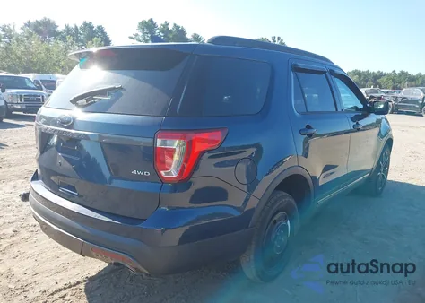 2017 Ford Explorer Xlt z USA, uszkodzony, nr VIN 1FM5K8D84HGB48603